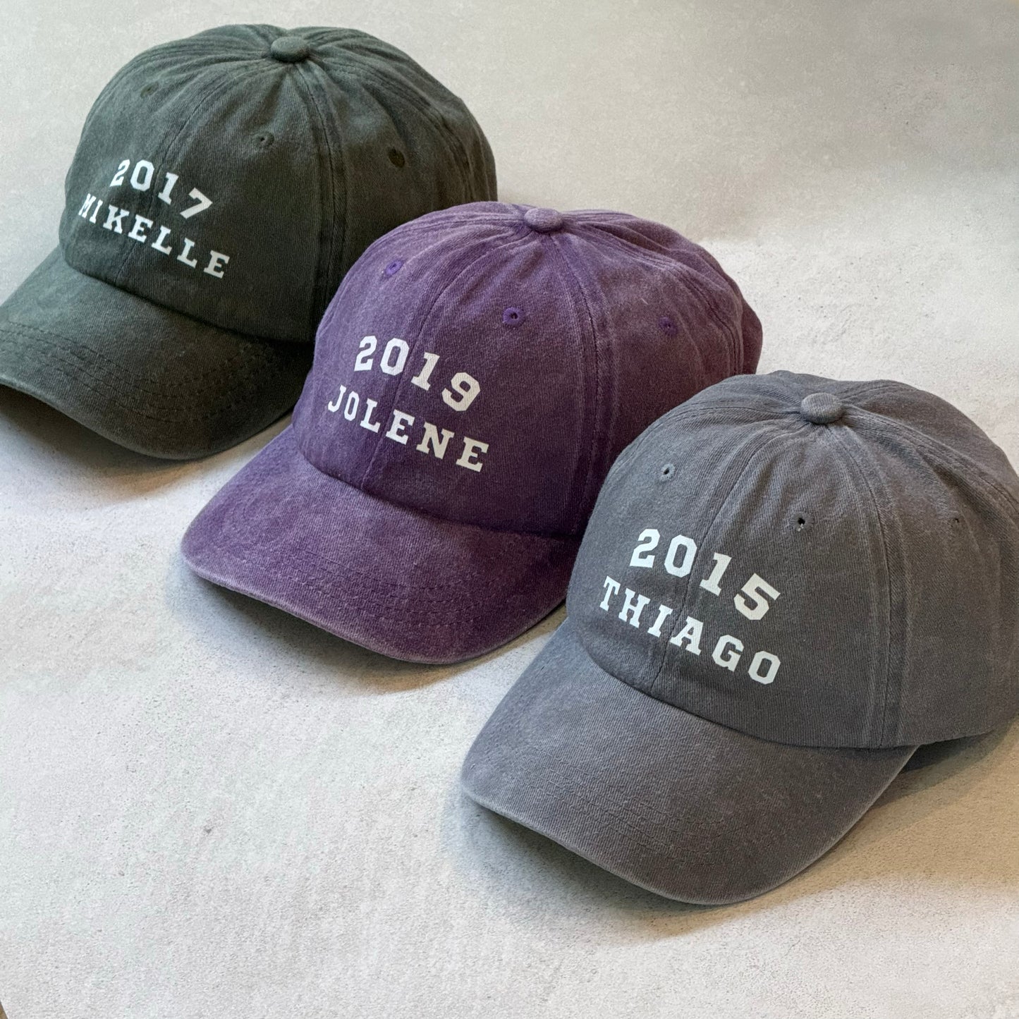 Personalized Vintage Caps