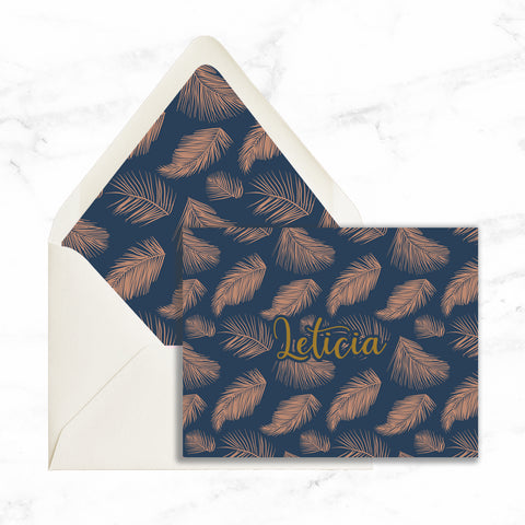 Chic Oasis Folded Note card