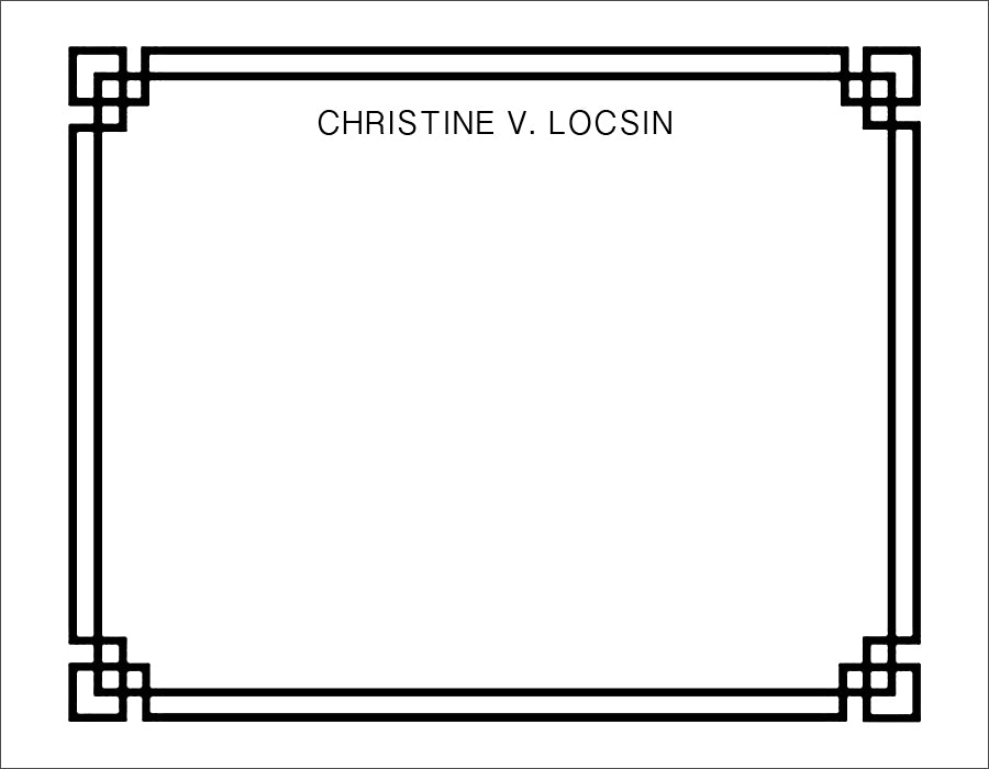 Classic Border Black