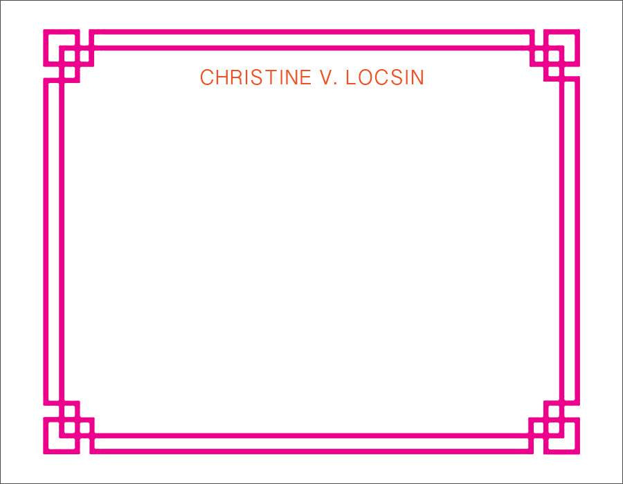 Classic Border Fuschia