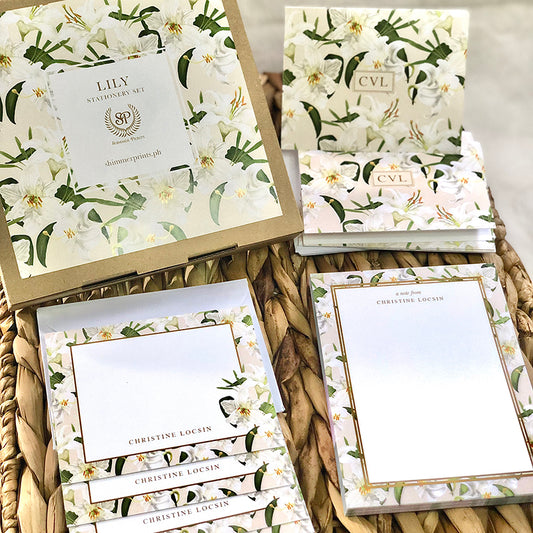 Lily Stationery Set
