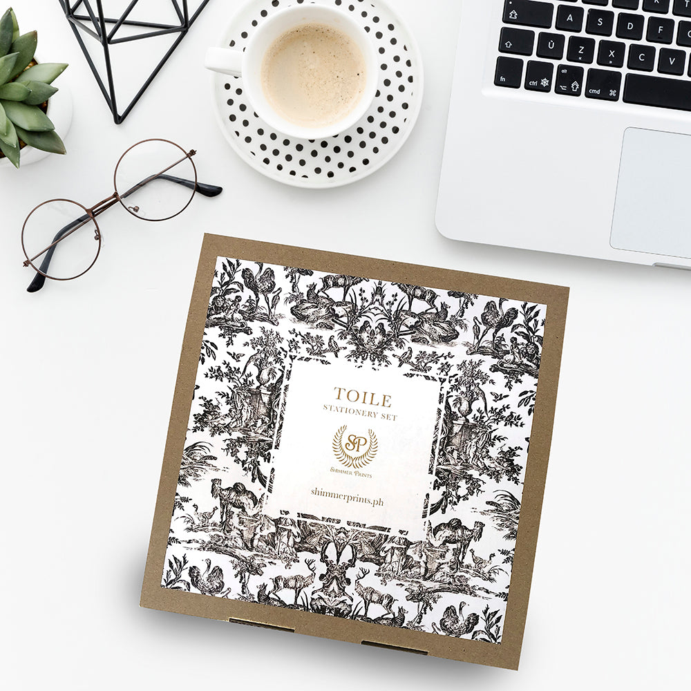 Toile Stationery Set