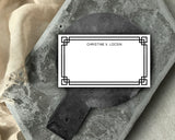 Classic Black Border Tag