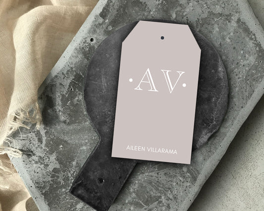 Monogram Stone Grey