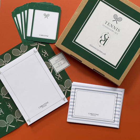 Tennis Stationery Set
