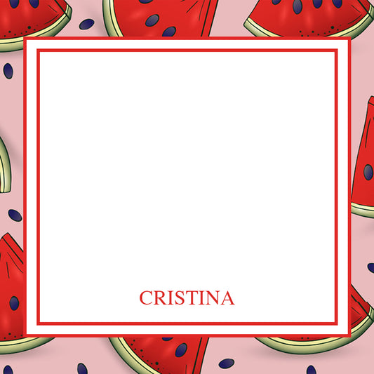Pasteque Gift Tag