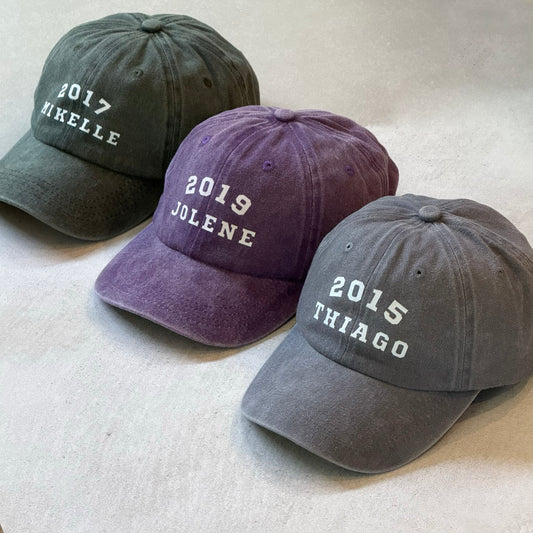 Personalized Vintage Caps
