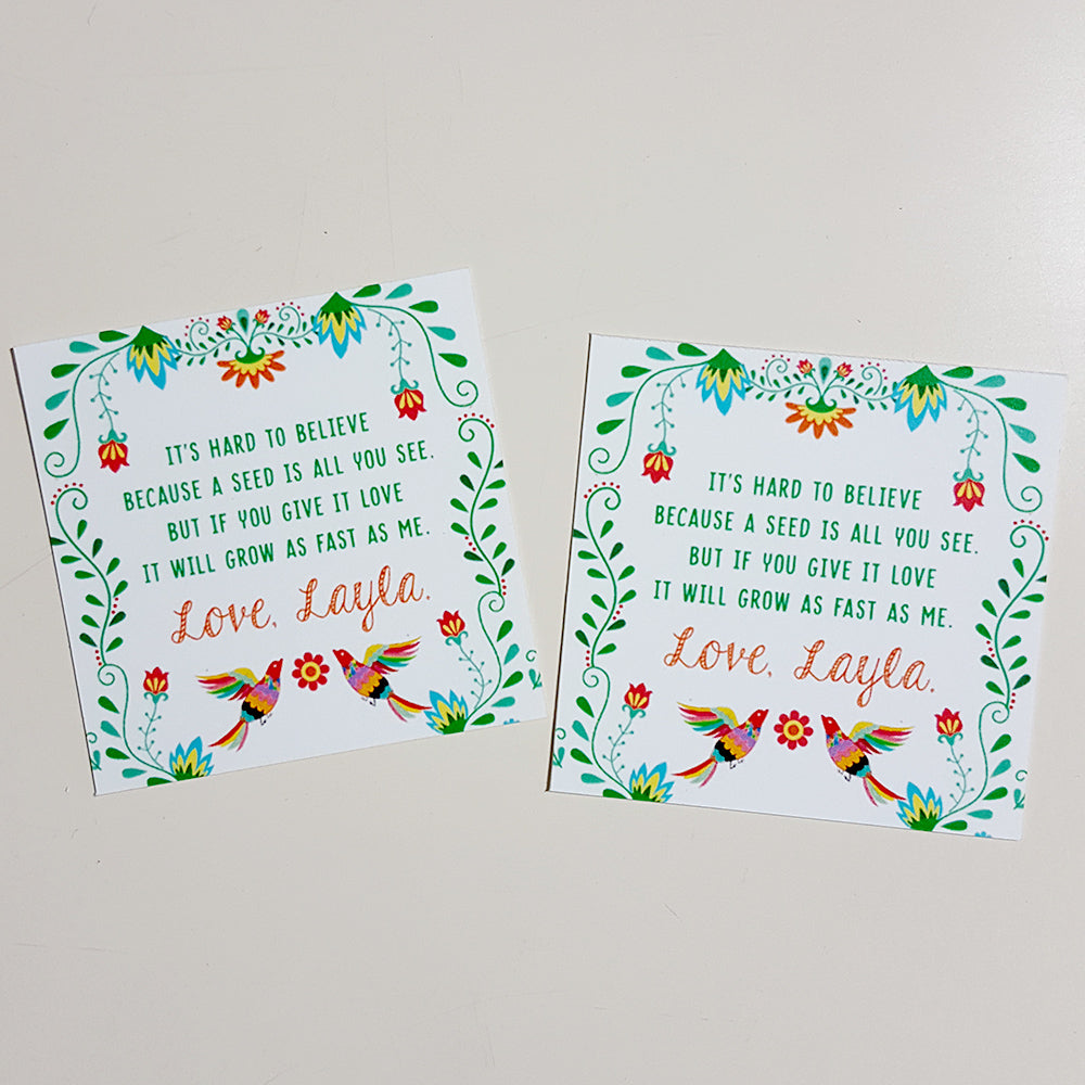 Custom Thank you Tags