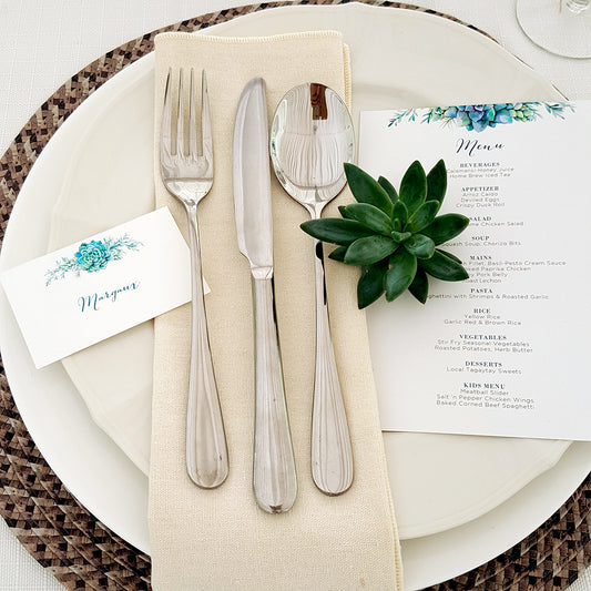 Custom Menu Cards