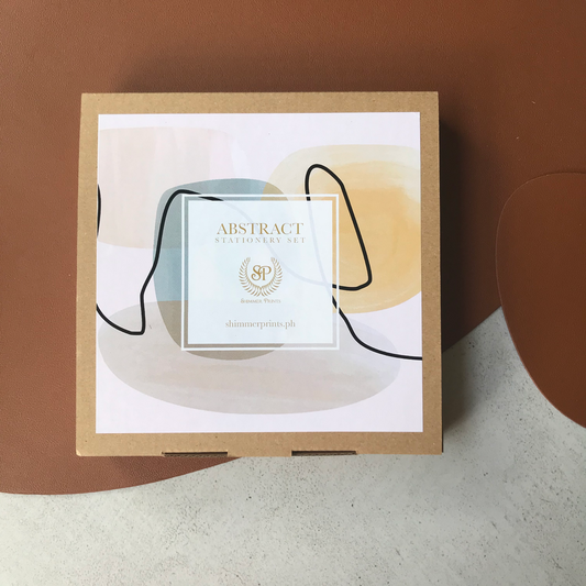 Abstract Stationery Set
