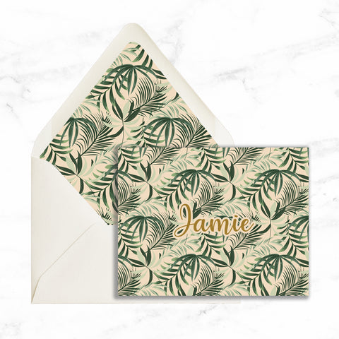Beyond Tropical Folded Note card