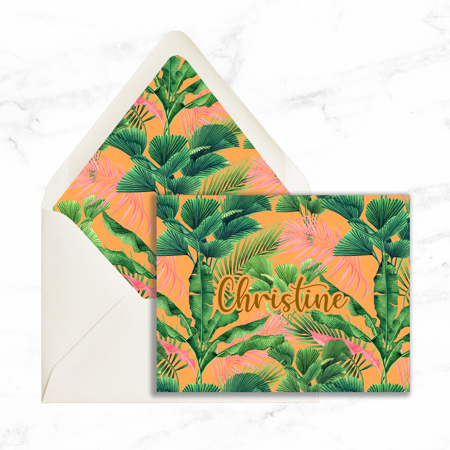 Cabana Craze Folded Note card