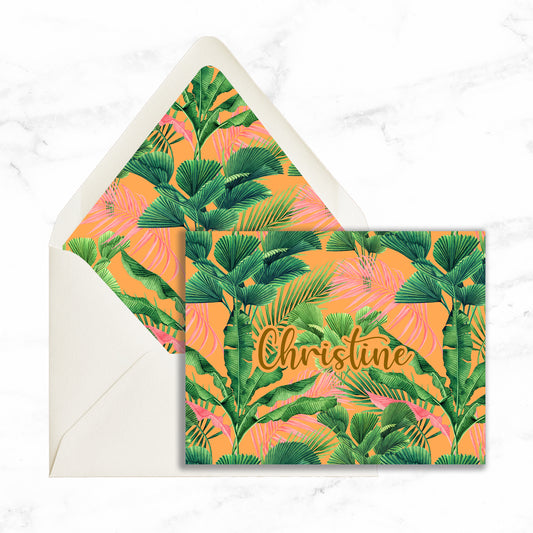 Cabana Craze Folded Note card