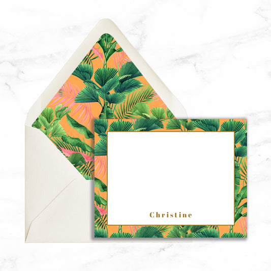 Cabana Craze Flat Note cards