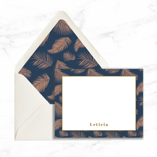 Chic Oasis Flat Note cards