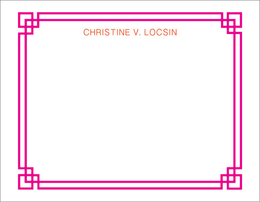Classic Border Fuschia