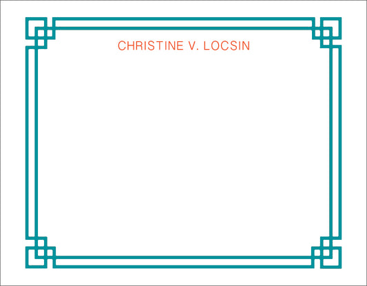 Classic Border Turquoise
