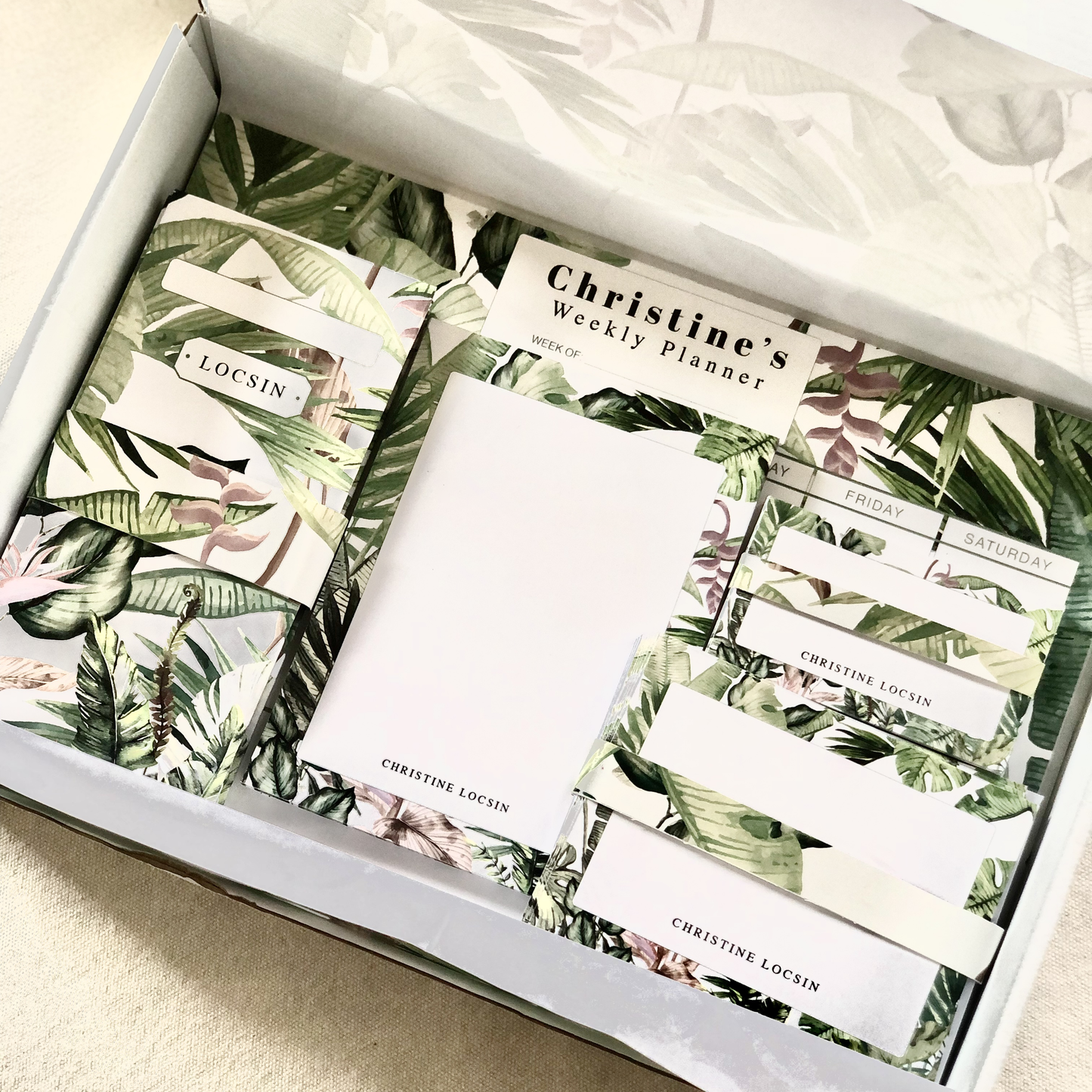 Rain Forest Gift box Stationery Set