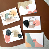 Abstract Stationery Set