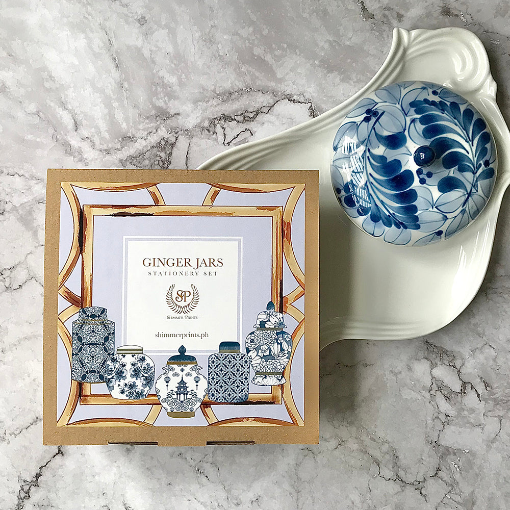 Ginger Jar Stationery Set