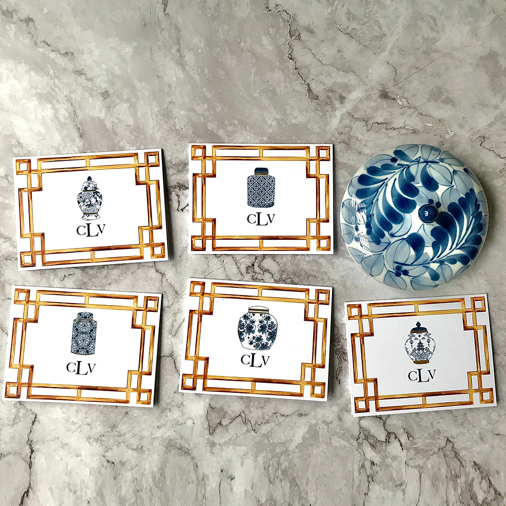 Ginger Jar Stationery Set