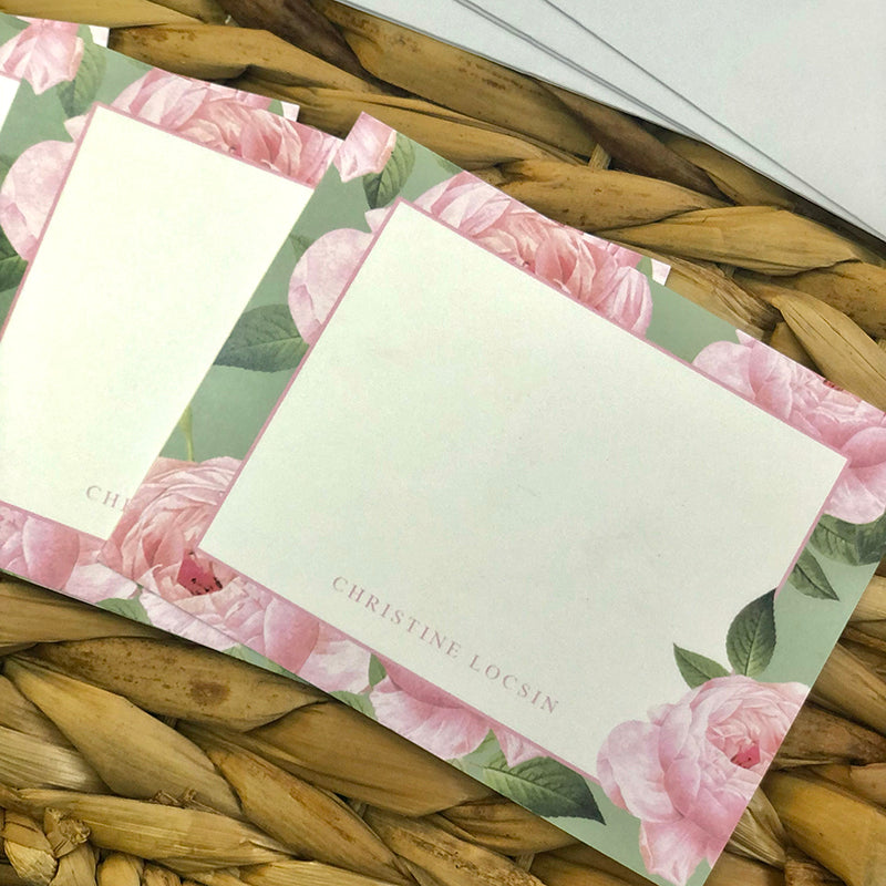 Peony Stationery Set